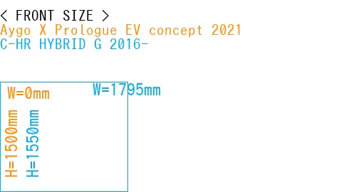 #Aygo X Prologue EV concept 2021 + C-HR HYBRID G 2016-